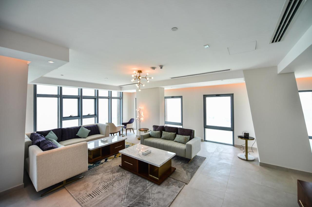 Waterfront Hotel Apartment Lusail Exterior foto The Sky Lounge